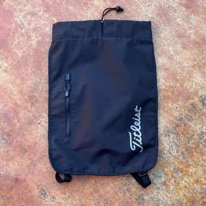 Titleist Black Drawstring Backpack
